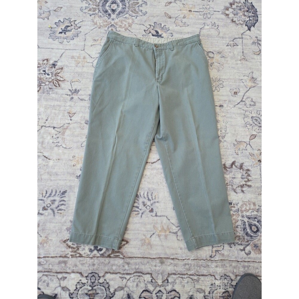 #421 The Original Khaki Company men's green 38x29 chino dress pants